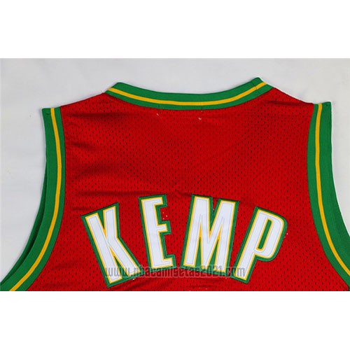 Camiseta Seattle SuperSonics Shawn Kemp #40 Historic Retro Rojo